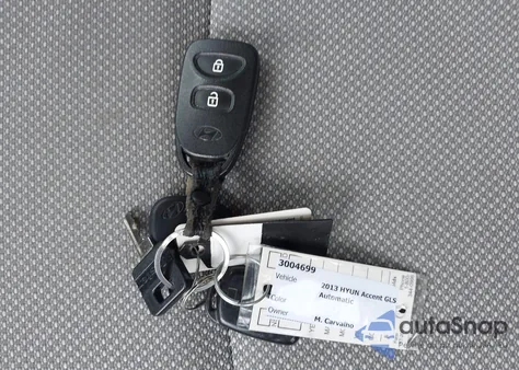 2013 Hyundai Accent Gls from USA, damaged, VIN KMHCT4AE6DU405747